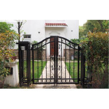 Elegant and Pastoralism Wrought Iron Gate for Your Yard